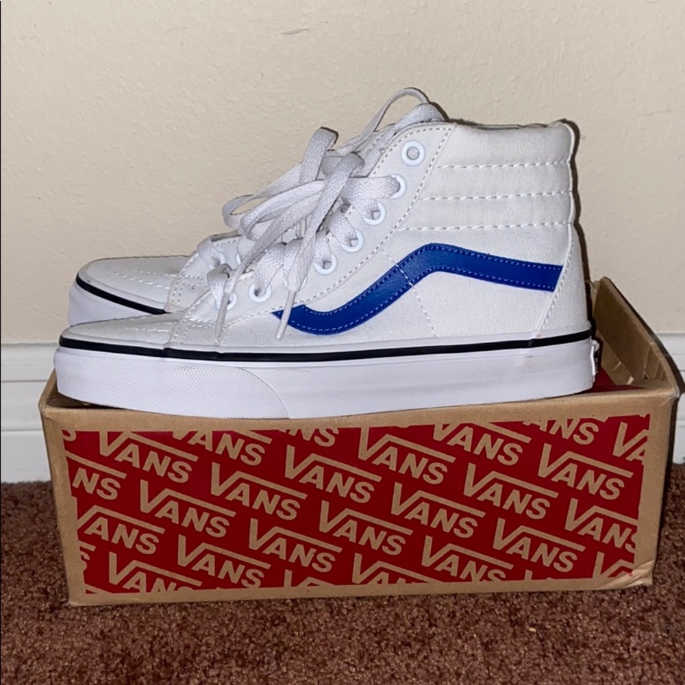 Vans Hi Top White Size 3.5 M (5 W)